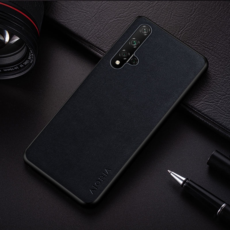 Bao Da Điện Thoại Siêu Nhẹ Màu Trơn In Chữ aioria Cho huawei nova 5t nova 5 pro Ốp