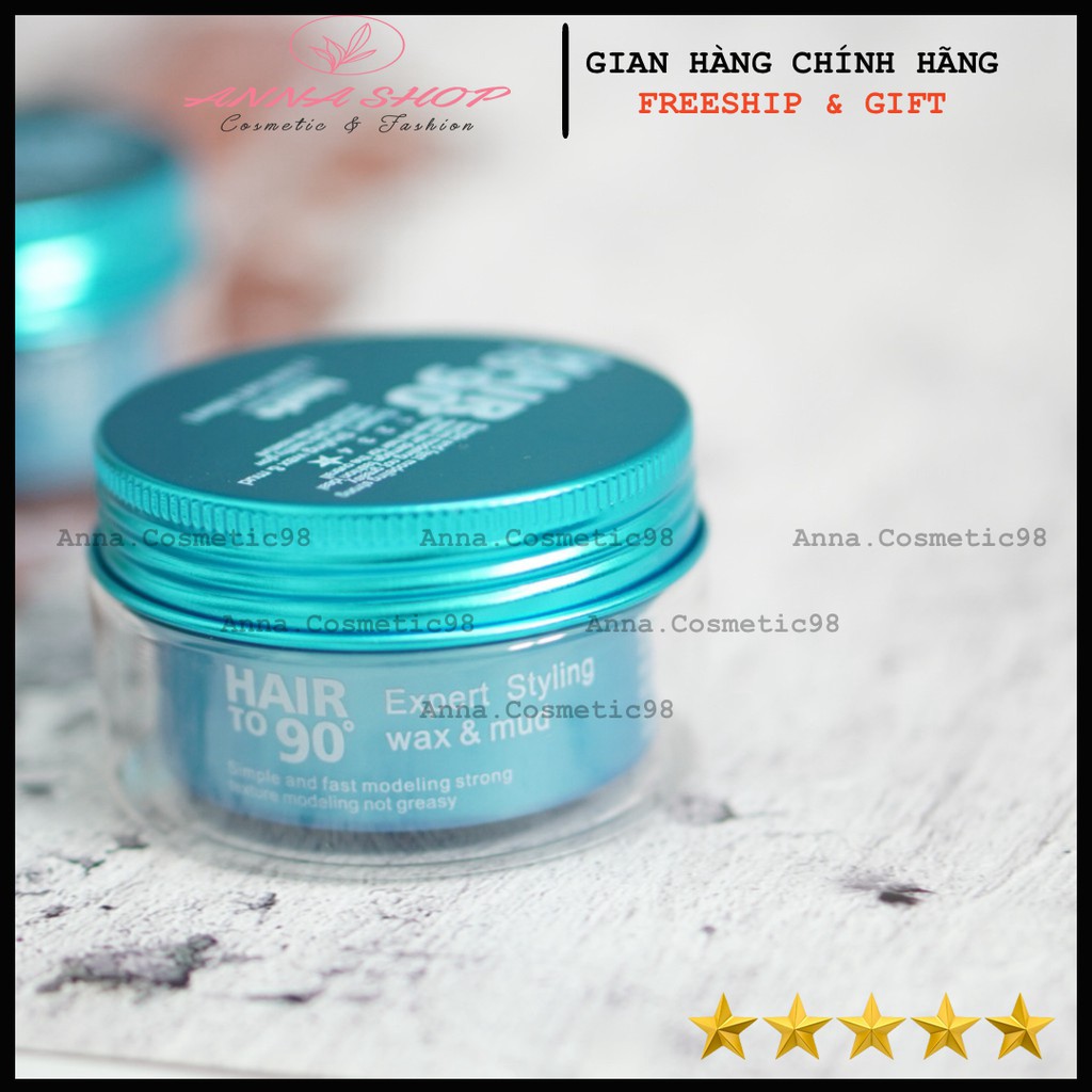 Sáp Vuốt Tóc Nữ Hairto90 Kanfa 80G ( giữ nếp 12-14h) giả uốn, uốn, tóc mai, tomboy | keo vuốt tóc & wax vuốt tóc chính h