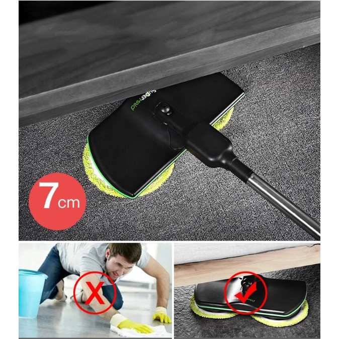Cây lau nhà đa năng thông minh SuperMaid Rotating Mop Floor Mop