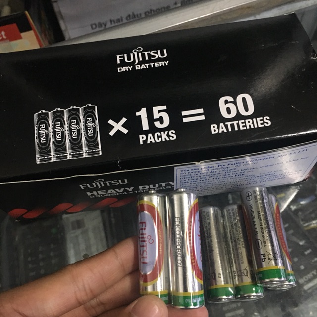 Pin AA Fujitsu 1,5v loại to ( vỉ 4 viên )