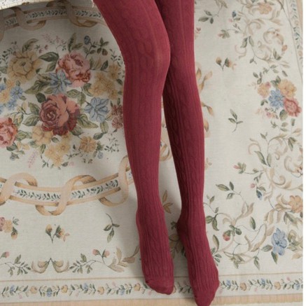 Tất Lolita Cổ Cao Gân Ren Size Đùi