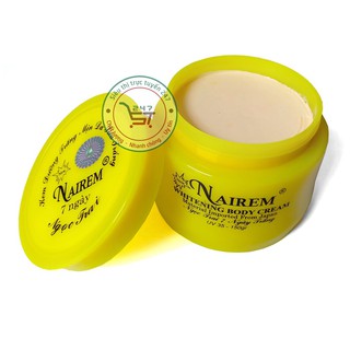 Kem body Trắng da toàn thân ngừa Lão hóa mờ Tàn nhang Nairem 150g (Vàng)