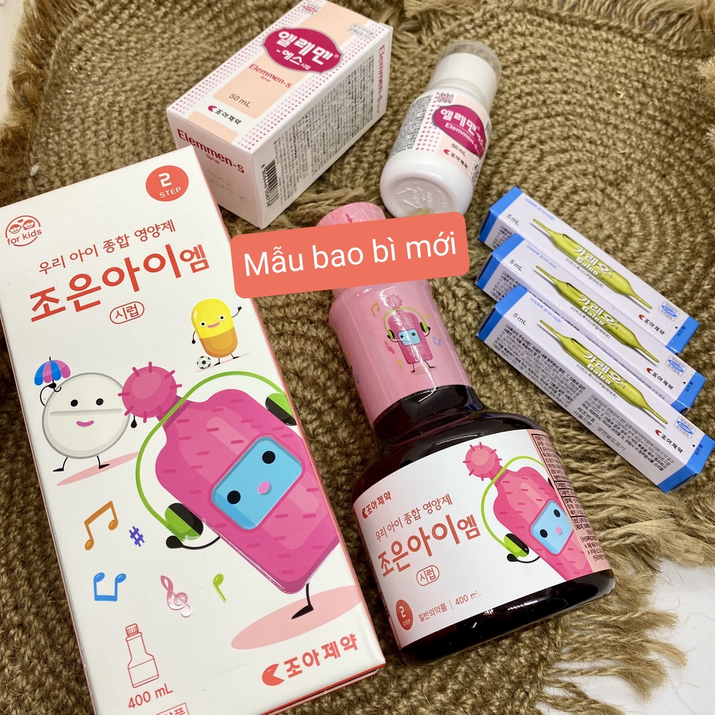 SET SIRO #JALKTON CUNG CẤP VITAMIN VÀ KHOÁNG CHẤT CHO BÉ