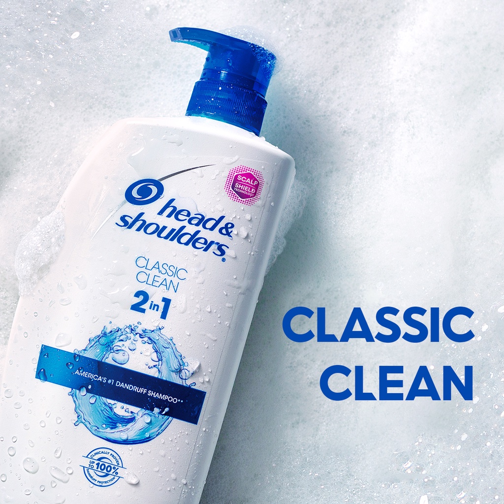 Dầu gội xả 2in1 sạch sâu dưỡng ẩm giúp tóc suôn mượt Head&amp;Shoulders 930 &amp; 950ml chính hãng Mỹ nhiều mùi hương