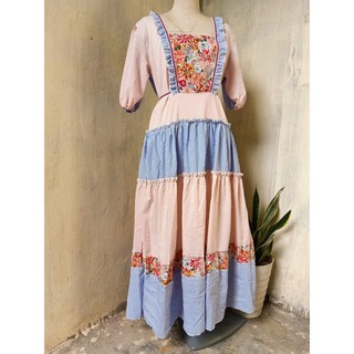 Bigsize 40-70kg váy đầm maxi dáng suông dài babydoll thổ cẩm đi biển trẻ trung teen đẹp hotgirl du lịch độc lạ