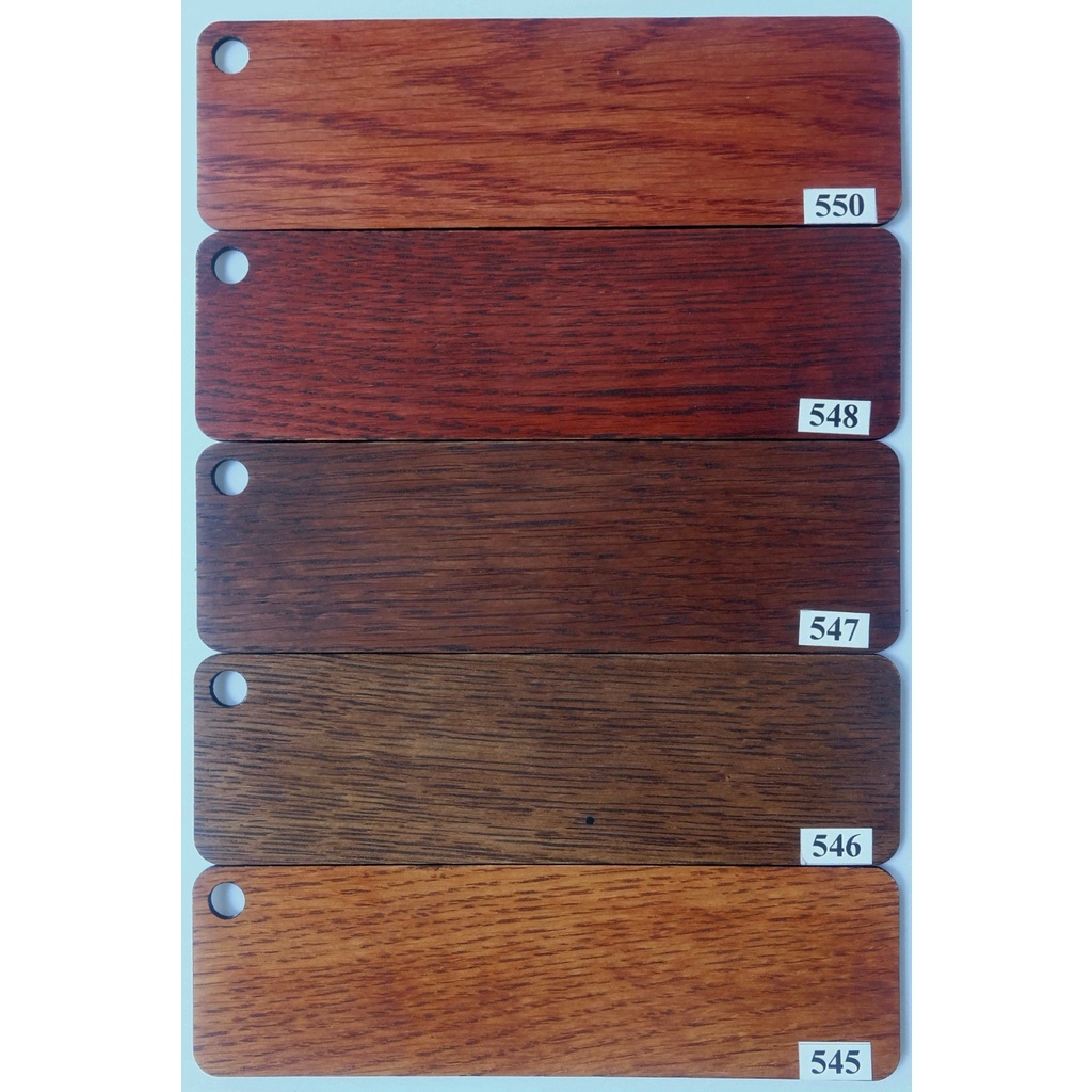 Sơn gỗ lau tay gốc dầu wood stain mã 530 - 550  lon 800gr, công ty Creative Life - LUMY Wood Decor