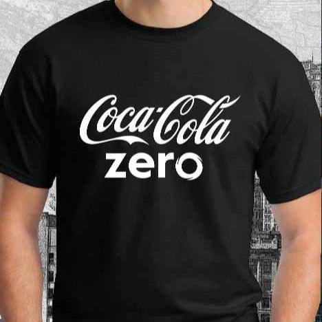 Coca Cola Áo Thun Cotton In Hình Coca Cola Zero 30s Chất Lượng Cao