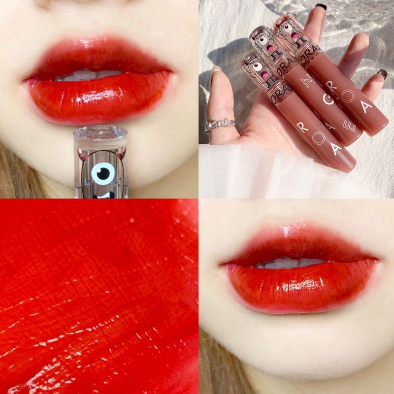 [Hàng mới về]Son bóng HERORANGE màu mới Water mist matte lip glaze Nội Địa Trung