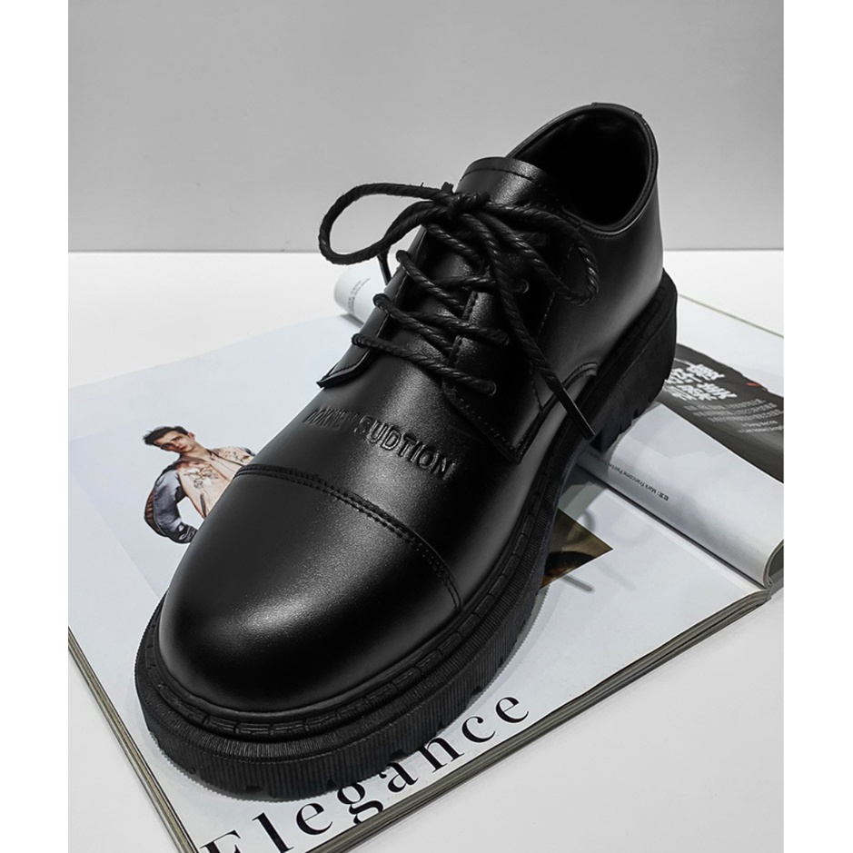 (VIDEO THẬT HÀNG TUYỂN CHỌN)  Giày Bốt dr martens MK thấp cổ tăng chiều cao 6 cm INF2 | BigBuy360 - bigbuy360.vn