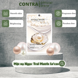  Mặt nạ NGỌC TRAI Matrix Lecos - Hộp 20 gói 