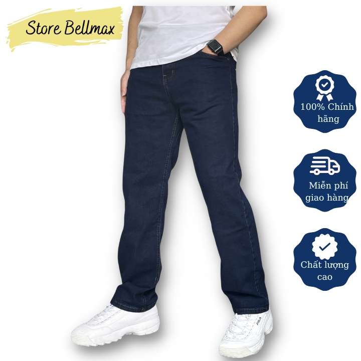 QUẦN JEAN NAM ỐNG SUÔNG CO GIÃN TRUNG NIÊN