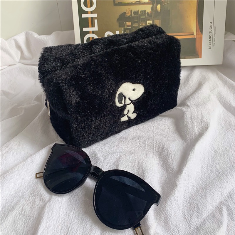 CHÓ Túi đựng mỹ phẩm sức chứa lớn họa tiết hoạt hình dễ thương