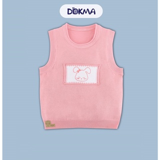 [Mã BMLT30 giảm đến 30K đơn 299K] DA762 Áo len gile cổ tròn DOKMA (6-24m)