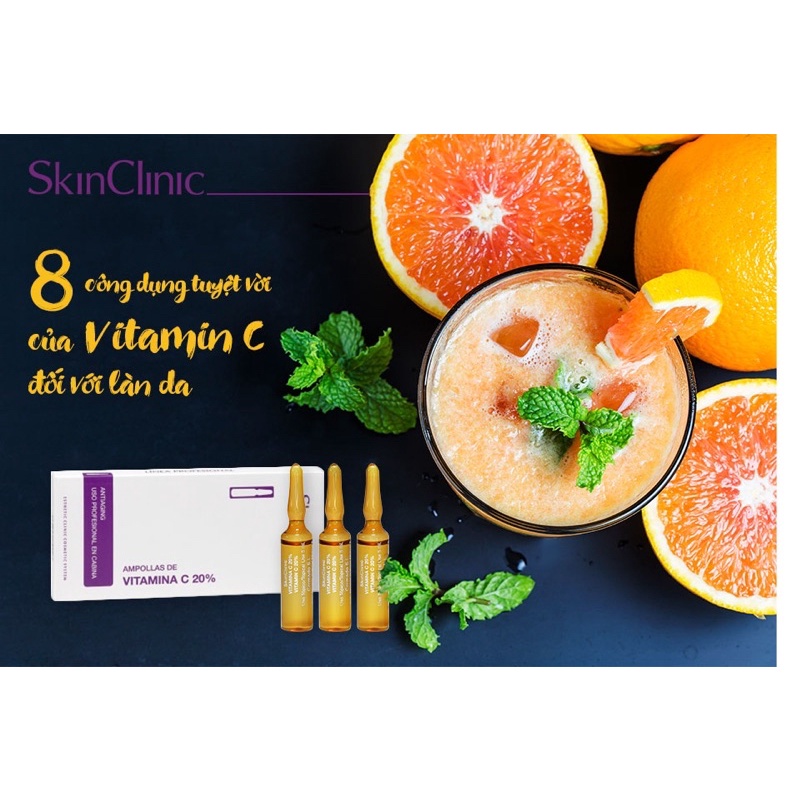 Vitamin C 20% Serum dưỡng trắng 1 ống