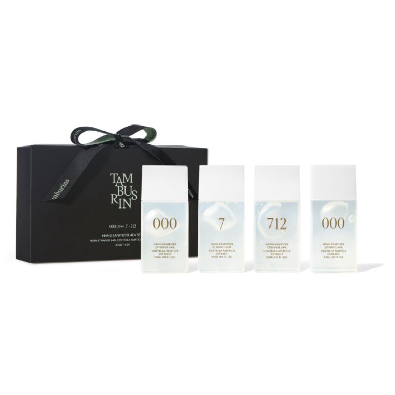 SET QUÀ TẶNG Gel khử trùng, rửa tay TAMBURINS HAND SANITIZER (000, 7, 712) 30ml * 4ea | BigBuy360 - bigbuy360.vn