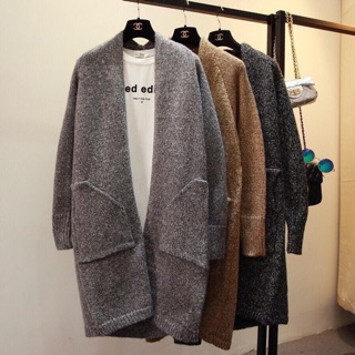Cardigan len muối tiêu