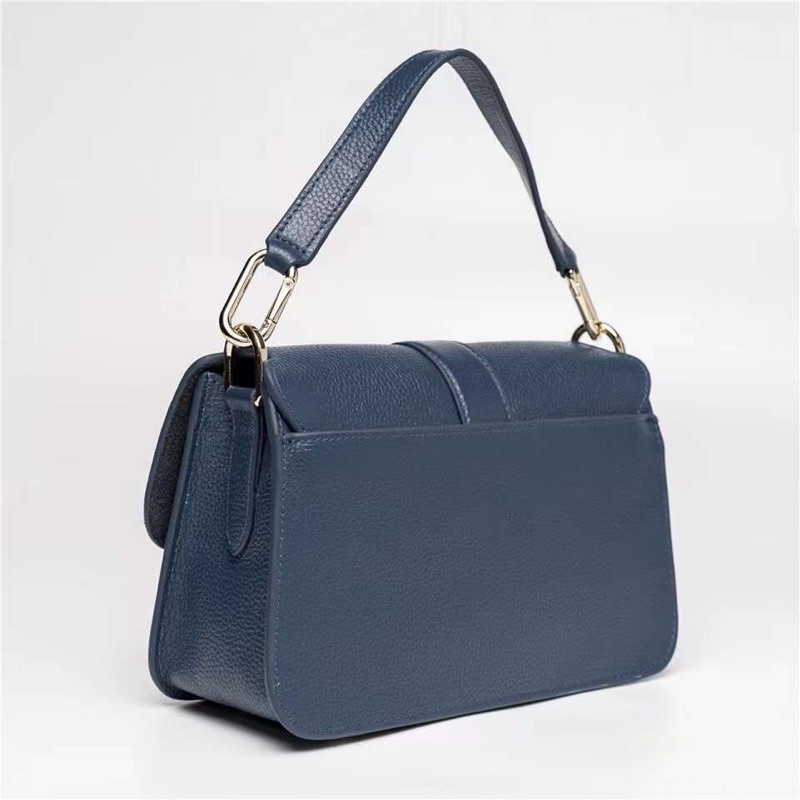 Túi Nữ FURLA Sofia Grainy S Top Handle Vitello St Eracle Màu Xanh Navy, Hàng xuất xịn