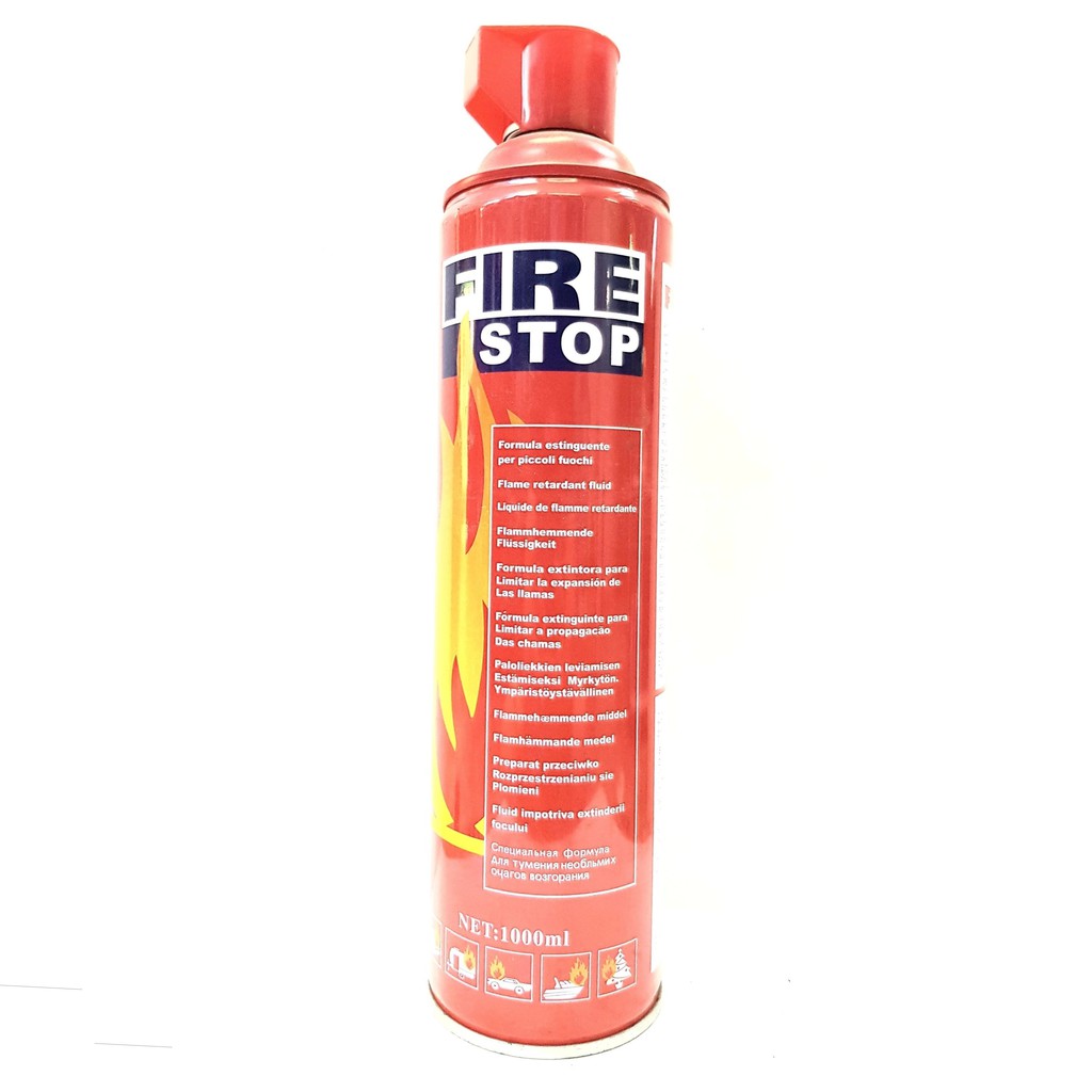 Bình chữa cháy nhỏ 500ml/ 1000ml Fire Stop (dạng bọt)