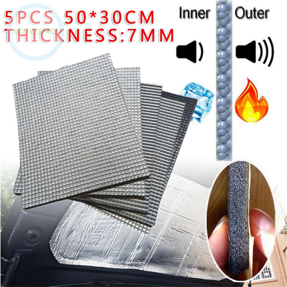 Set 5 Tấm Chắn Cách Âm Cho Xe Ô Tô 50x30cm