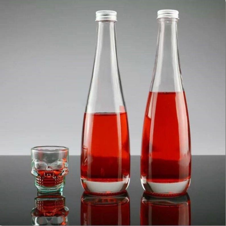 Chai thủy tinh dáng bầu giọt nước đáy dày( 330ml/500ml)