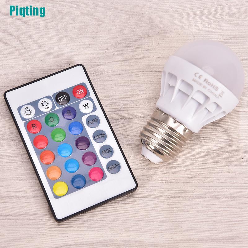 Bóng Đèn Led Đổi Màu Rgb E27 3w Ac 85-265v