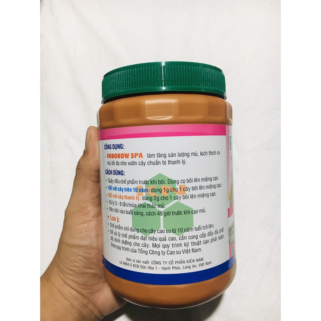 KÍCH THÍCH MỦ CAO SU FORGROW 5PA