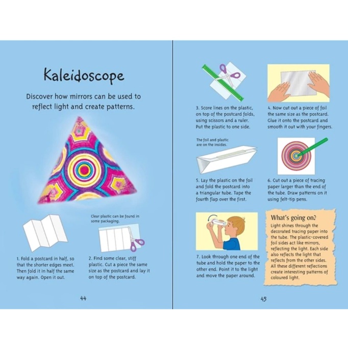 Sách Usborne Khoa học Thiếu nhi: 50 Science things to make and do