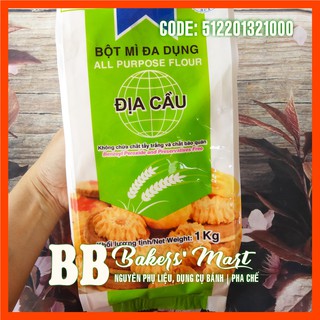 Bột mì ĐA DỤNG Địa Cầu INTERFLOUR - Gói 1kg