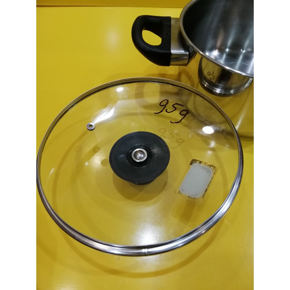 Nồi inox nội địa Nhật, size 21cm, cao 11cm (mã 959), Dùng được bếp từ