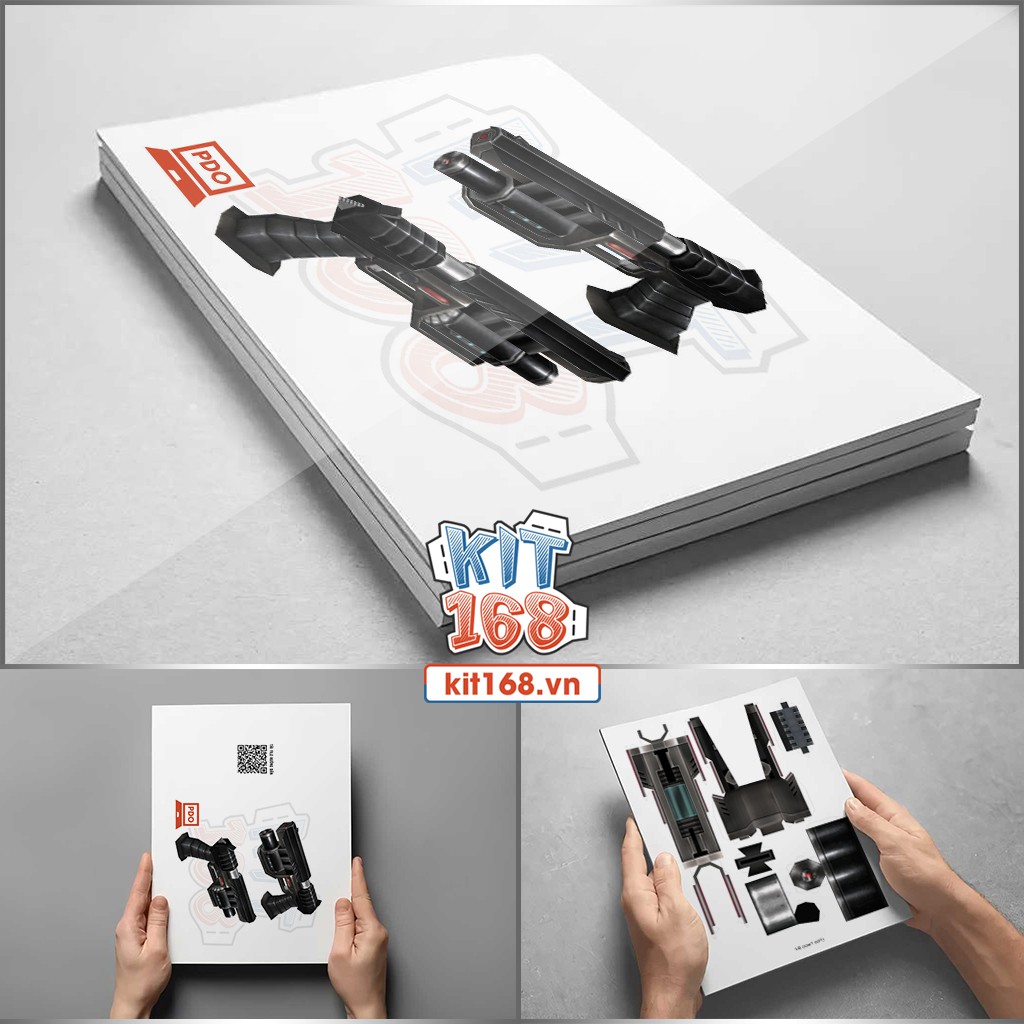 Mô hình giấy Foxs Blaster – Super Smash Bros