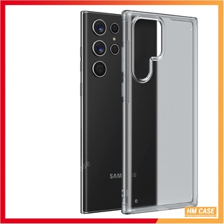 Ốp lưng nhám Samsung S21 FE / S22 / S22 Plus / S22 Ultra, Viền tpu chống sốc