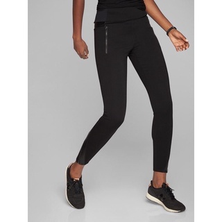 ❌❌Quần tập phối da dây kéo Athleta xuất xịn❌❌