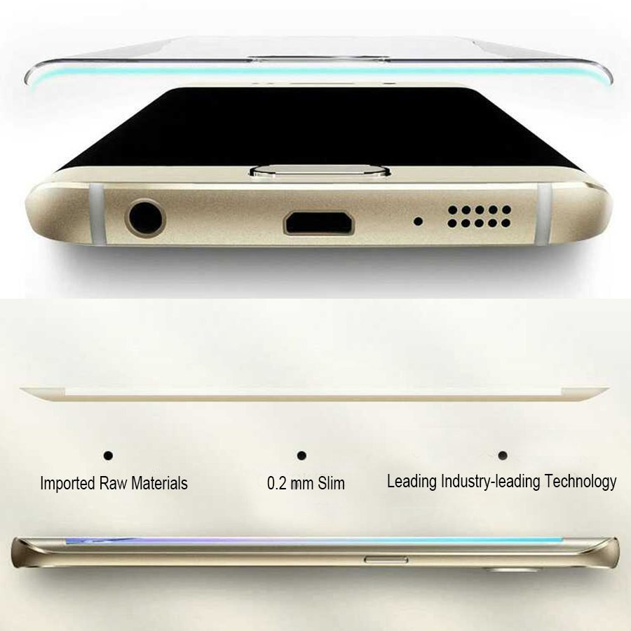 Miếng Dán Cường Lực 4D Full Màn cho Samsung Galaxy S7 EDGE (Trắng)