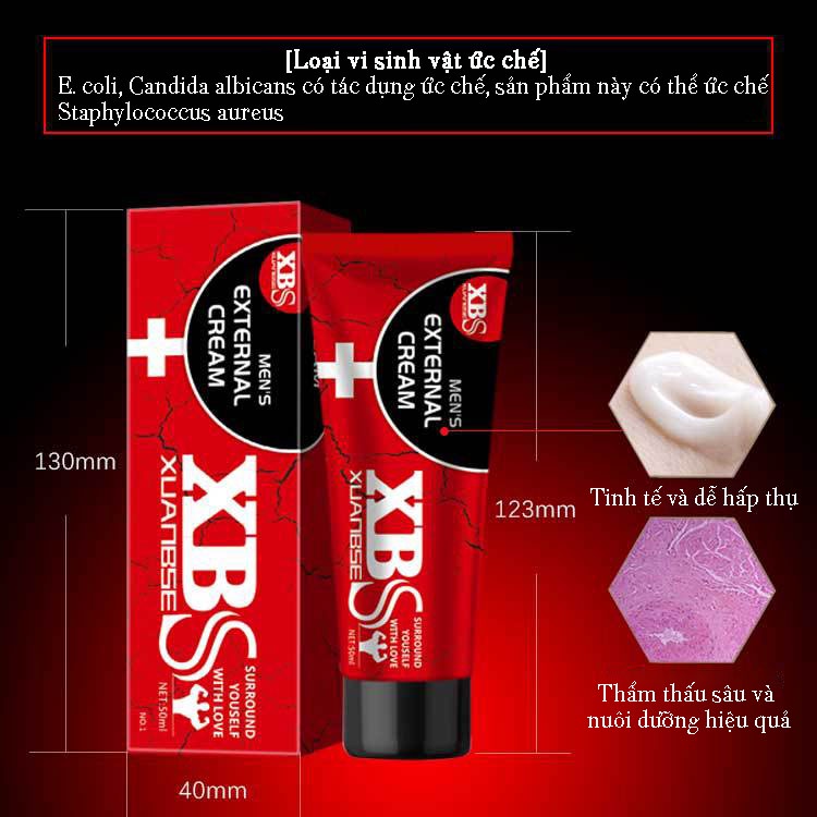 Kem Massage Tăng Kích Thước XBS 50ml Dài 18cm Dễ Dàng Chỉ Sau 1 Liệu Trình Đem Lại Sự Tự Tin Cho Nam