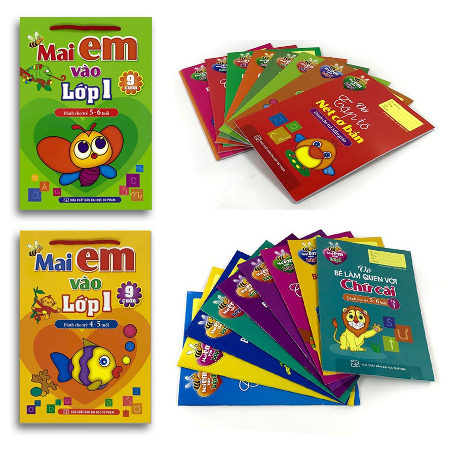 Sách: Mai Em Vào Lớp 1 Dành Cho Trẻ 5-6 Tuổi (Túi 9 Cuốn) | BigBuy360 - bigbuy360.vn