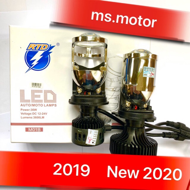 🔥ĐÈN PHA LED BI CẦU M01B MINI💥GOM ÁNH SÁNG CHỐNG CHÓI MẮT💥