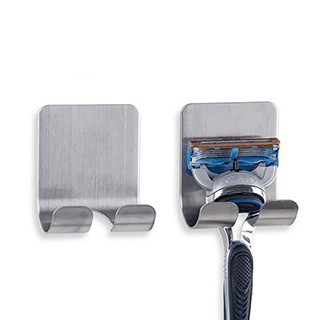 2 Móc Inox SUS304 Treo Phích Cắm, Điện Thoại Sử Dụng Keo 3M dán tường phòng tắm, nhà bếp