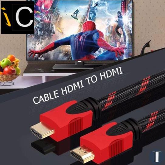 Cáp HDMI dây dù chống nhiễu loại xịn