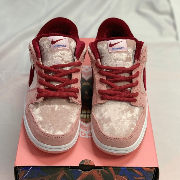 ✔️Giày SB Dunk Low Pro QS x Strange Love Hồng Fullbox Cao Cấp✔️