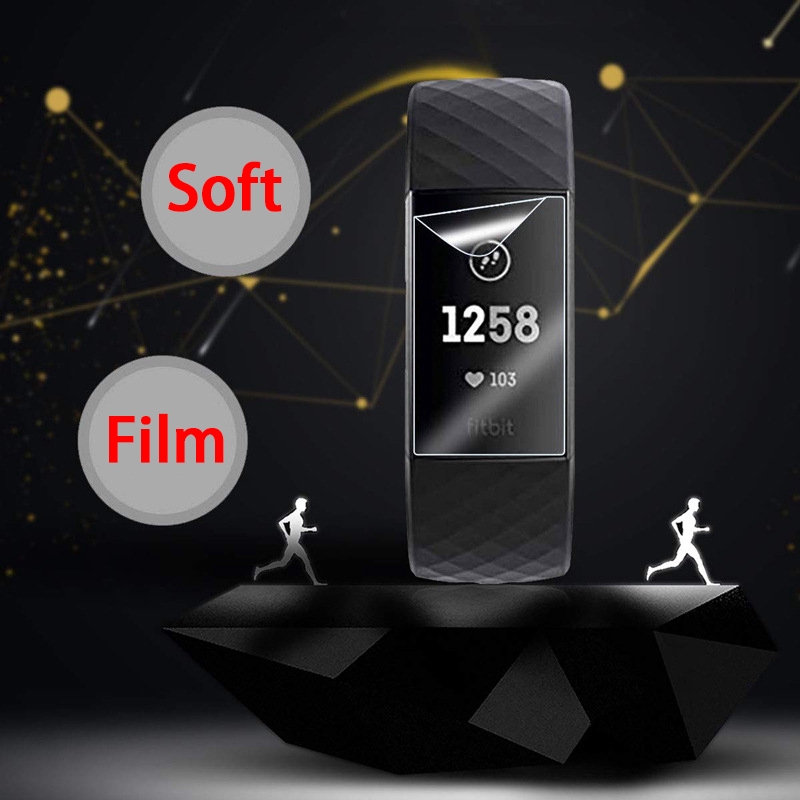 Miếng Dán Mềm Bảo Vệ Màn Hình Cho Fitbit Charge 2 3 4 5