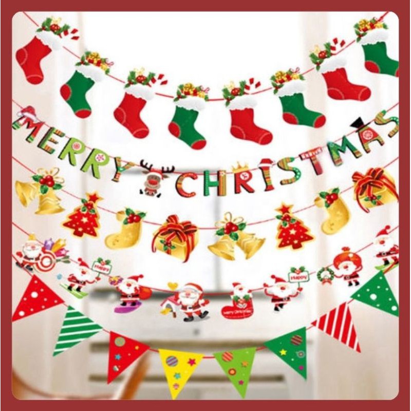 Phụ kiện trang trí cây thông giáng sinh, ông già Noel, tuần lộc đẹp rẻ