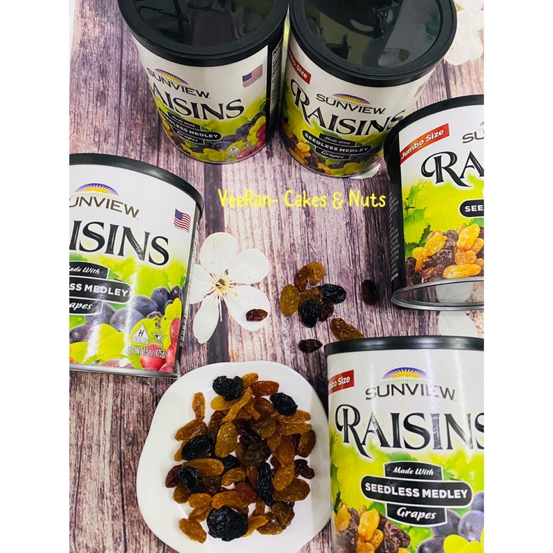 NHO KHÔ MỸ RAISINS SUNVIEW 425gr