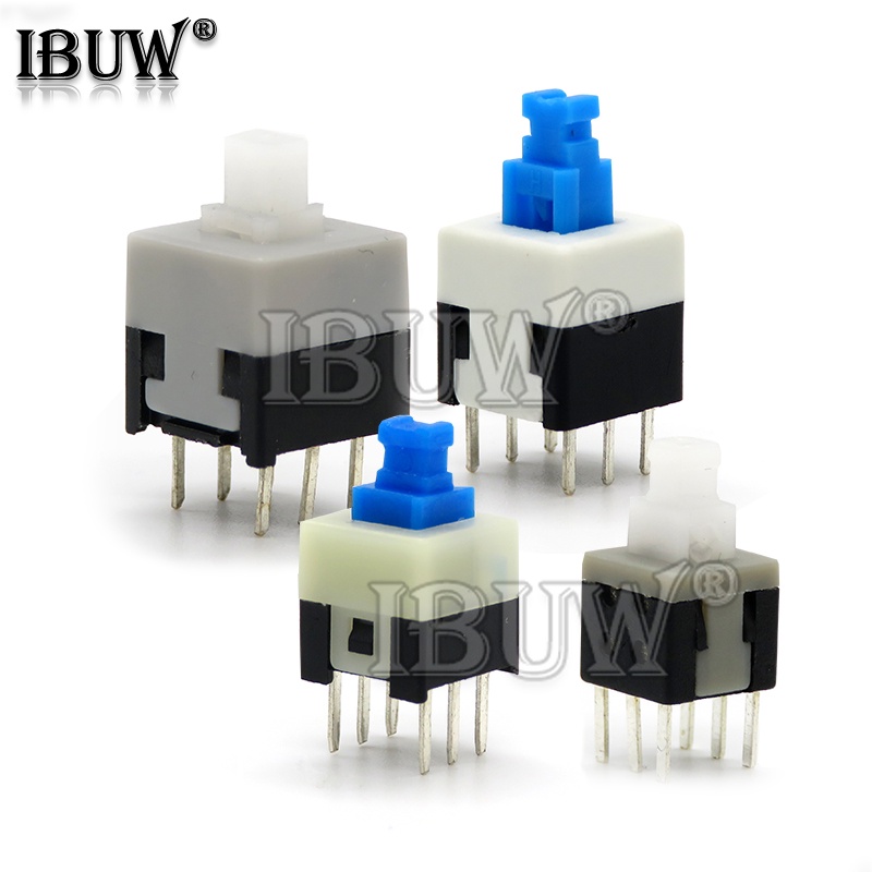 Bộ 10 Công Tắc Nút 6 Chấu 5.8*5.8 7*7 8*8 8.5*8.5mm