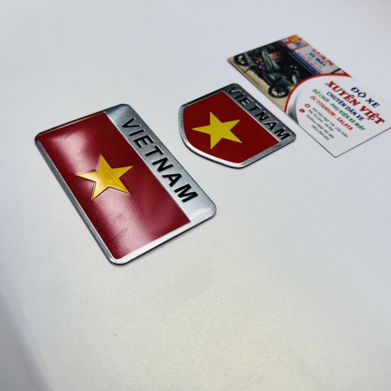 Tem nhôm cờ việt nam
