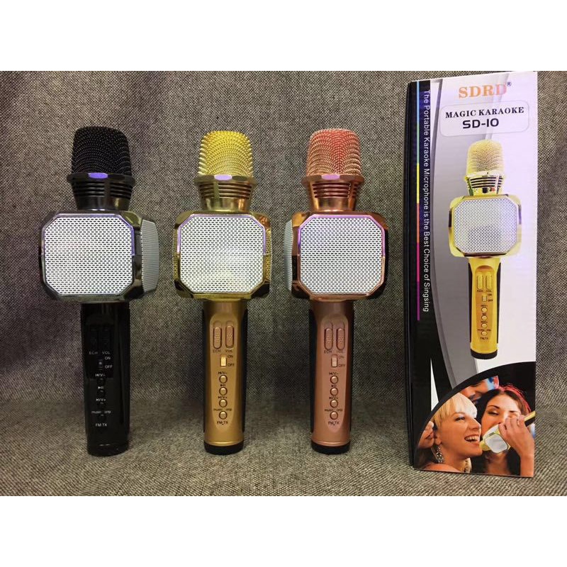 MICRO - LOA KARAOKE CÓ BLUETOOTH YS-95, YS-92, YS-91, YS-90, SD-18, SD-17, SD-10, SD-08 HÁT BAO HAY