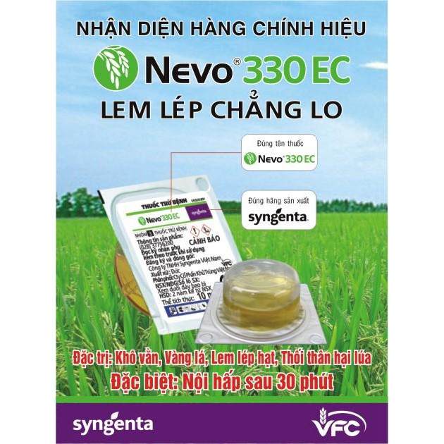 Cốc Nevo 330EC chế phẩm quản lý bệnh hại
