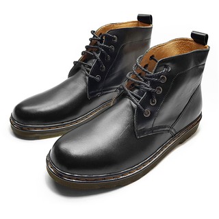 Giày Boot Nam Cổ Cao Da Bò Thật VNXK DR05
