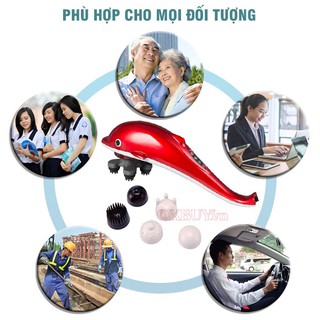 Máy massage cầm tay điện tử cá heo