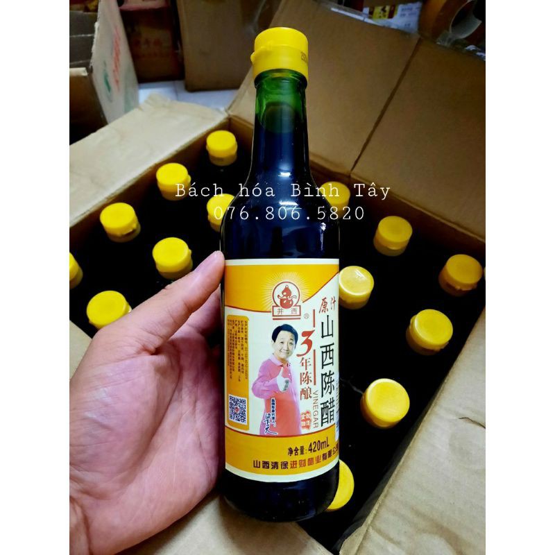 Giấm Đen/ Dấm Đen Trung Quốc /Giấm Trần 450ml nấu giò heo hầm.