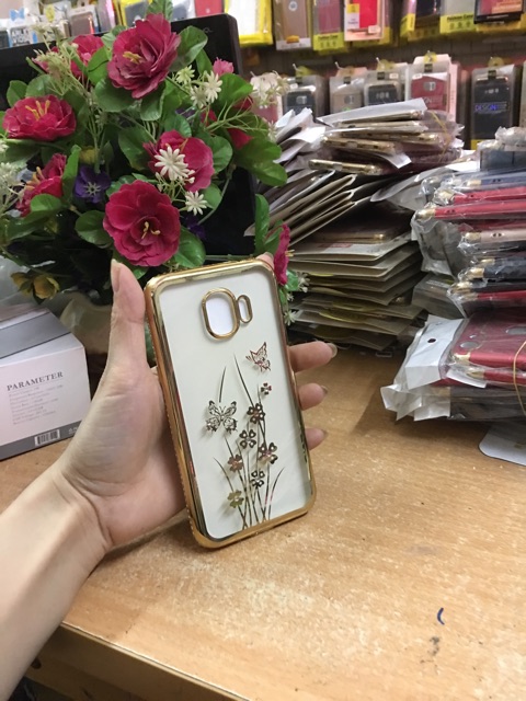 Ốp SAM SUNG J2 Pro Đính Đá